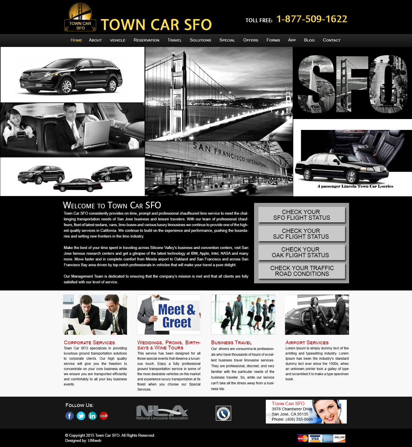 Welcome to TOWN CAR SFO